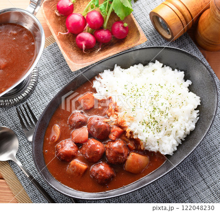 肉団子カレー ( 肉団子の旨味がカレーに染み込んで美味しい!) ミートボールカレー 肉団子カレー ( 肉団子の旨味がカレーに染み込んで美味しい!) ミートボールカレー 122048230