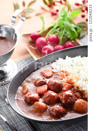 肉団子カレー ( 肉団子の旨味がカレーに染み込んで美味しい!) ミートボールカレー 肉団子カレー ( 肉団子の旨味がカレーに染み込んで美味しい!) ミートボールカレー 122048233