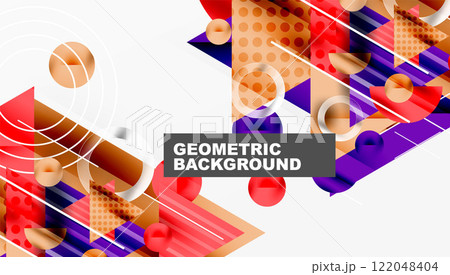 Sleek abstract background - layered triangles with vibrant gradient tones. Semi-transparent shapes add depth and contemporary aesthetic Sleek abstract background - layered triangles with vibrant gradient tones. Semi-transparent shapes add depth and contemporary aesthetic 122048404