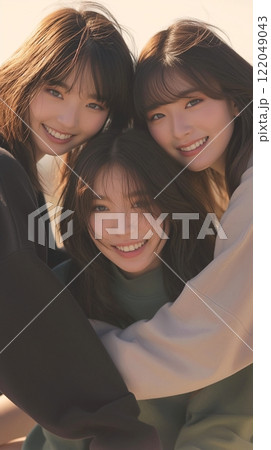 仲良し女性グループ・美女「AI生成画像」 仲良し女性グループ・美女「AI生成画像」 122049043