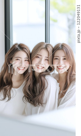 仲良し女性グループ・美女「AI生成画像」 仲良し女性グループ・美女「AI生成画像」 122049131