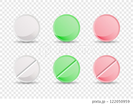 Pills capsules icon set collection in flat style. Medical tablet vector illustration on isolated background. Healthcare drug sign business concept. Pills capsules icon set collection in flat style. Medical tablet vector illustration on isolated background. Healthcare drug sign business concept. 122050959