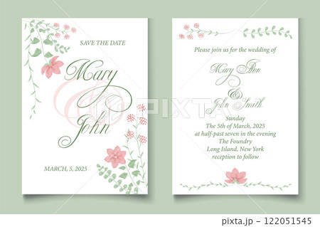 Elegant Wedding Invitation Elegant Wedding Invitation 122051545