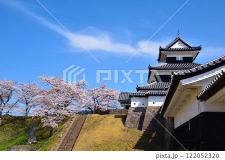 桜景　白河小峰城 122052320