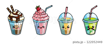 Kawaii Drinks Set Kawaii Drinks Set 122052449