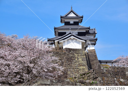 桜景　白河小峰城　御三階櫓 122052569