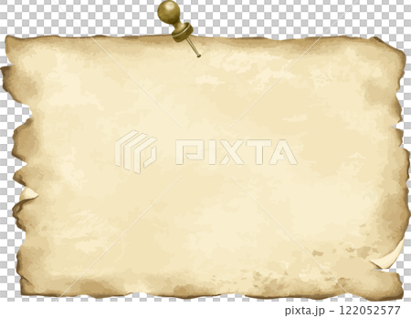 Pinned old paper frame 122052577