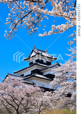 桜景 白河小峰城 御三階櫓 桜景 白河小峰城 御三階櫓 122052751