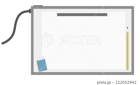 トレース台のイメージイラスト素材 122052942