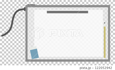 トレース台のイメージイラスト素材 122052942