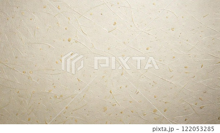 和紙の背景素材 ベージュ 古びた紙 レトロ 正月 和風 パターン AI生成素材 122053285