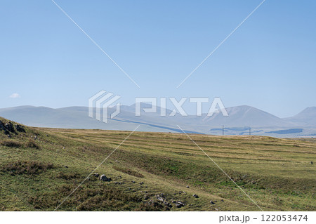 Rural landscape with canyon and river Rural landscape with canyon and river 122053474