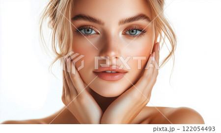 Cute beauty model portrait 122054493
