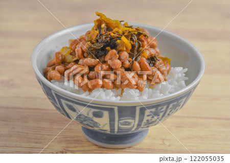 高菜なっとう御飯 高菜なっとう御飯 122055035