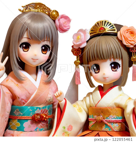 繊細なデザインが光る伝統工芸人形 122055461