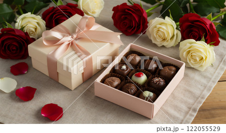 バレンタイン チョコレートの詰め合わせ ギフト バレンタイン チョコレートの詰め合わせ ギフト 122055529