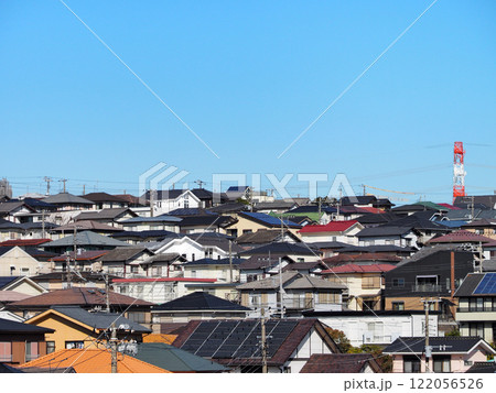 丘の上に広がる住宅街（君津市） 122056526