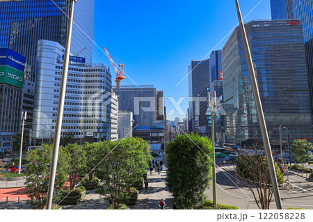 東京駅　八重洲口周辺の都市風景 122058228