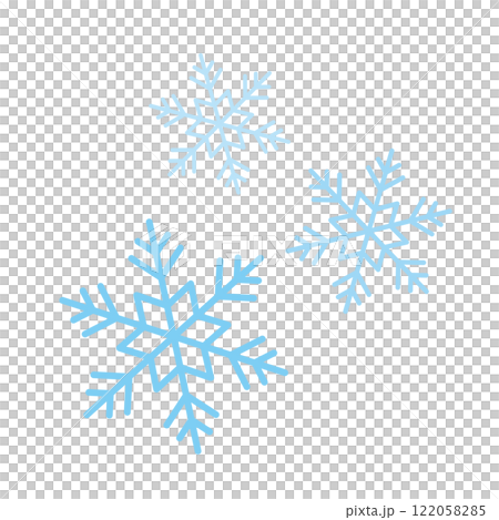 雪 3つ アイコン シンプル 水色 ベクター 雪の結晶	 雪 3つ アイコン シンプル 水色 ベクター 雪の結晶	 122058285