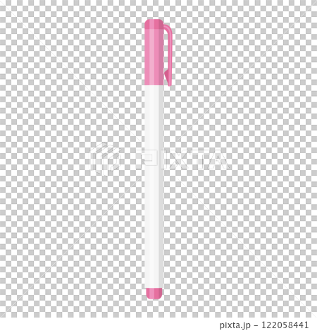Illustration of a pink highlighter 122058441
