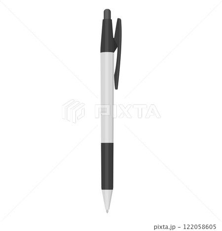 ボールペンのイラスト、ノック式 ボールペンのイラスト、ノック式 122058605