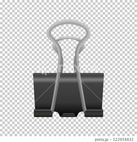 Illustration of double clip 122058832