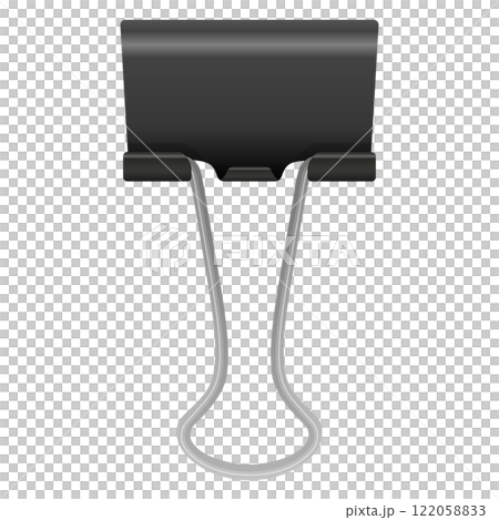 Illustration of double clip 122058833