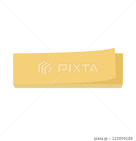 シンプルな付箋のイラスト 122059188