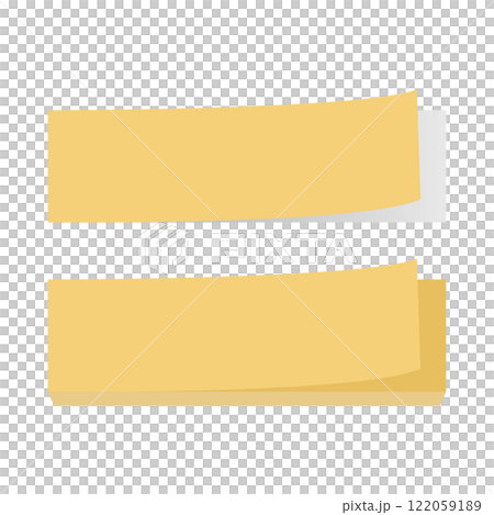 Simple sticky note illustration 122059189