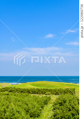 北海道 えりも百人浜展望台より太平洋を望む 122060736