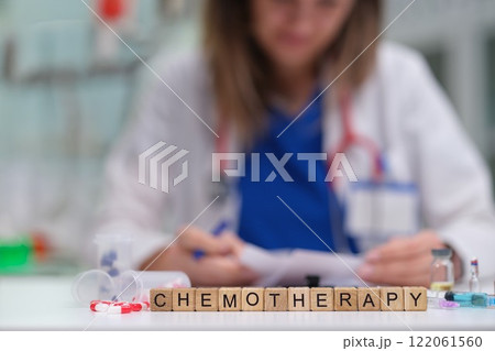 A Healthcare Professional Specializing in the Treatment and Administration of Chemotherapy A Healthcare Professional Specializing in the Treatment and Administration of Chemotherapy 122061560