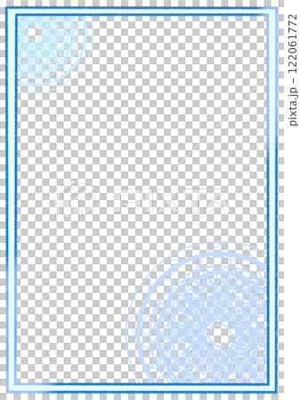 手寫框架的背景資料，其顏色靈感來自 Nemophila 122061772