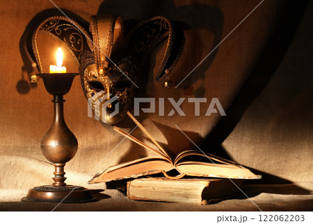 Mask And Candle 122062203