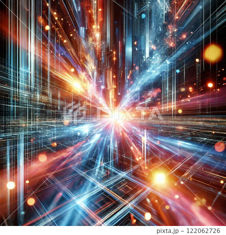 メタバースをイメージした画像！インターネットの未来 122062726