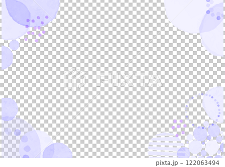 彩色 POP 水彩圓點圖案透明背景標題框複製空間 122063494