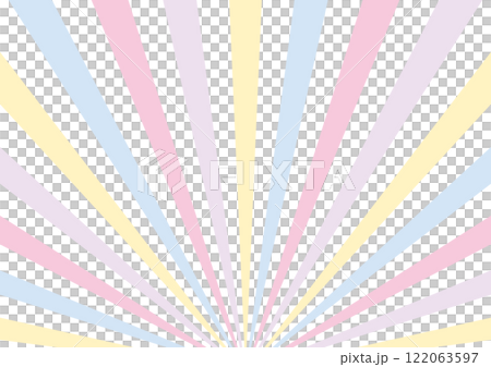 Radiation colorful background pastel blue pink yellow purple 122063597