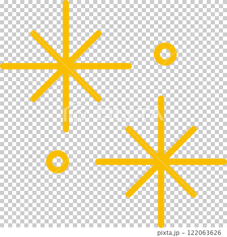 閃光圖示簡單黃色單向量線 122063626