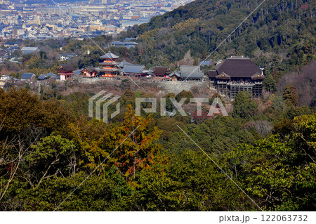 阿弥陀ヶ峰より清水寺を望む 122063732