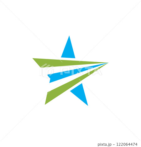 Star Logo abstract and symbols icons Template app 122064474