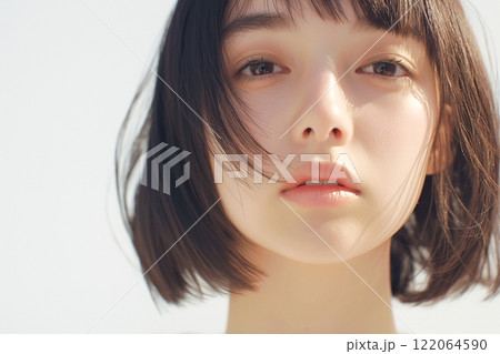 きれいな肌の女性「AI生成画像」 きれいな肌の女性「AI生成画像」 122064590
