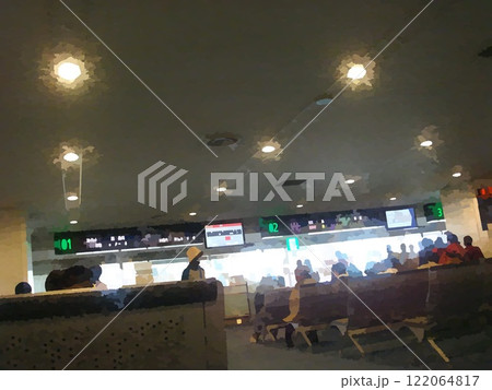 羽田空港出発ゲート 122064817