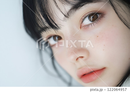 美しい目の女性「AI生成画像」 美しい目の女性「AI生成画像」 122064957