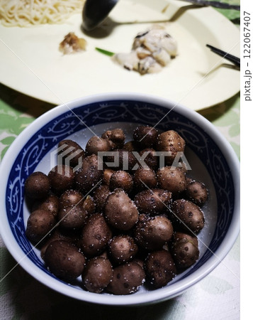 むかごの塩茹で 122067407