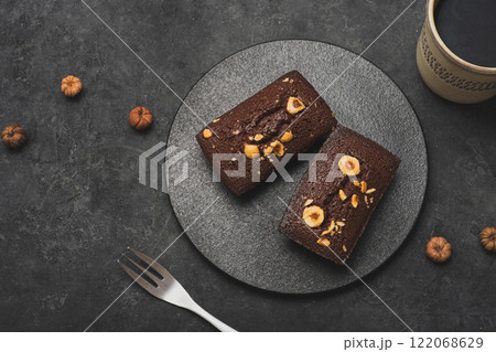 大人なイメージの自家製ショコラブラウニー 122068629