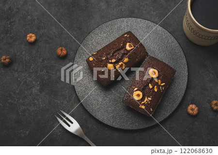 大人なイメージの自家製ショコラブラウニー 大人なイメージの自家製ショコラブラウニー 122068630