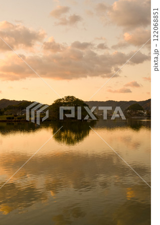 平池緑地公園の夕景 平池緑地公園の夕景 122068851