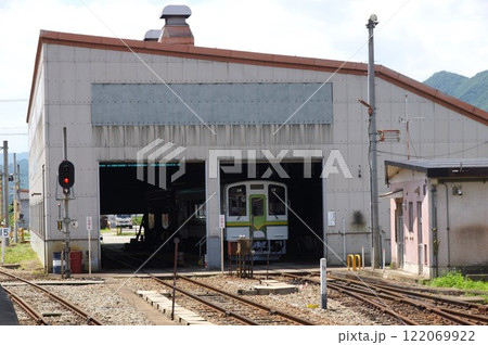 会津鉄道の風景 会津田島駅車両基地 会津鉄道の風景 会津田島駅車両基地 122069922