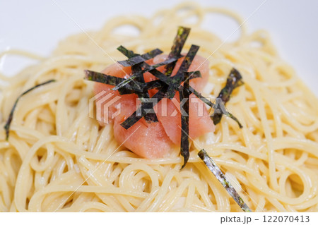 明太子パスタ　(写真素材) 122070413