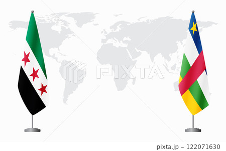 Syrian Revolution and Central African Republic flags for official me 122071630