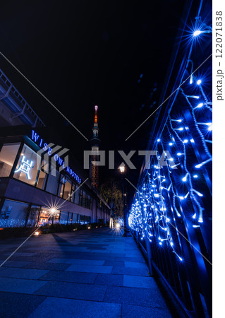 スカイツリーの見える夜景 スカイツリーの見える夜景 122071838